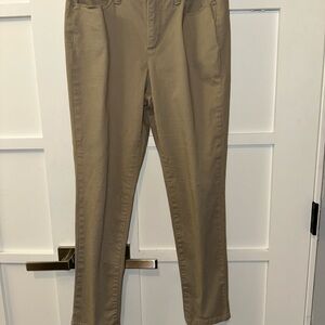 Charter Club Bristol Skinny Ankle Pants in Khaki